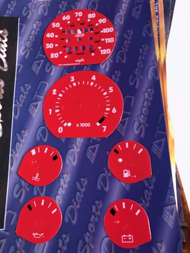 Vauxhall nova red speedo - red, dash