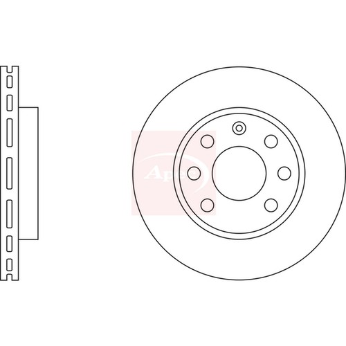 Brake discs vented for - 2x,