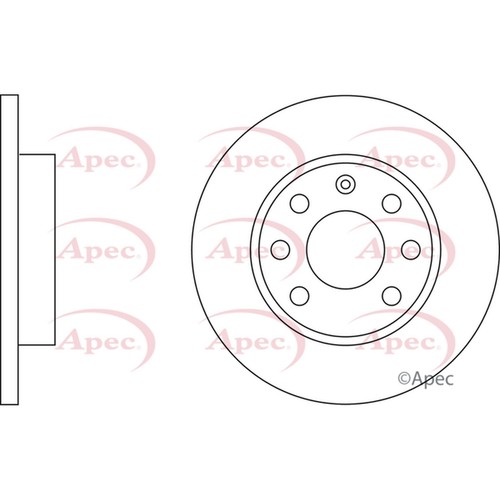 Brake discs solid - for, opel