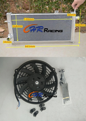 2row radiator fans - radiator+fans, 88-93