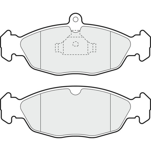 Brake pads set for - for, vauxhall