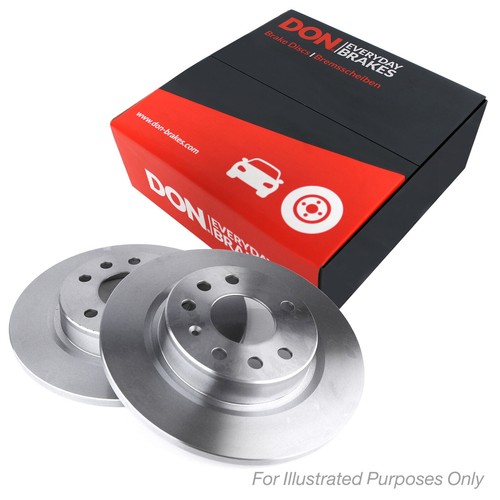 Brake discs solid for opel - 2x,