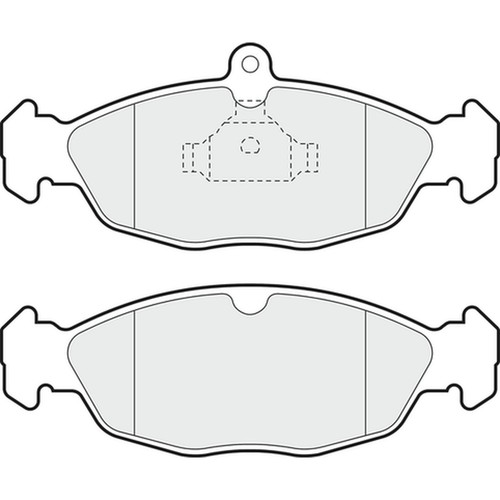 Brake pads set for vauxhall - pads,