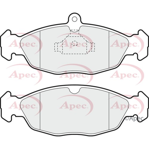 Brake pads set for vauxhall - set,