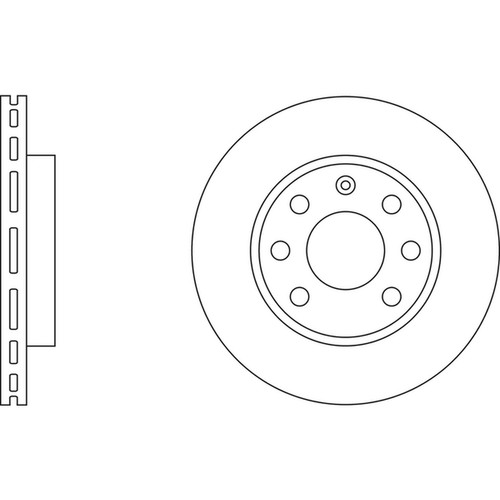 Brake discs vented - 2x,