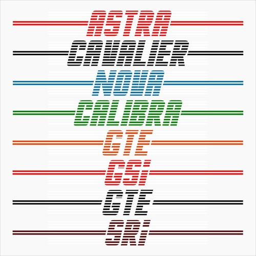 Retro 80s back flash sticker - back,