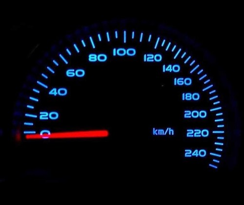 Blue led dash - led, kit
