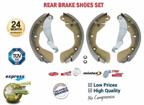 Rear axle brake shoes set - axle, for